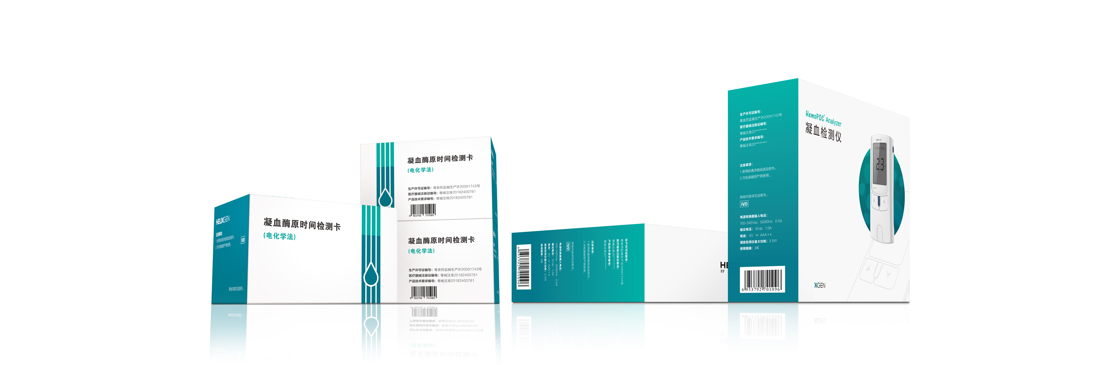 PT Portable hematology analyzer- Series packaging